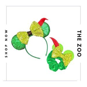 Peter Pan Mouse Ears Headband and Scrunchie